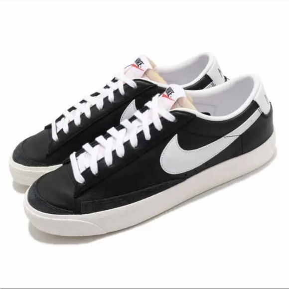 NEW IN BOX! NIKE Blazer Low '77 Vintage DA6364 001 Black/White/Sail. Size 9.5 - Picture 14 of 16